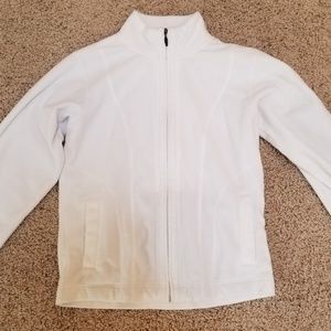 White Columbia Zip Up Fleece